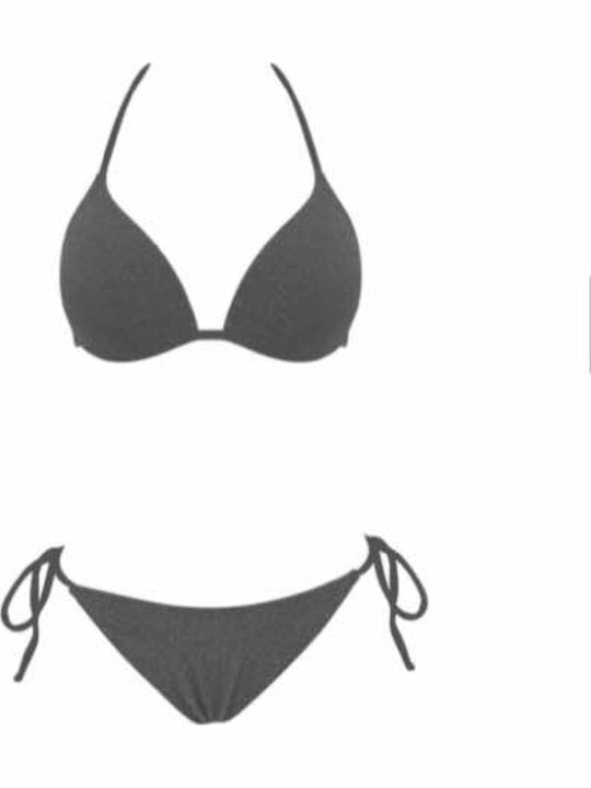 Set Bikini Push Up Silber C-6144