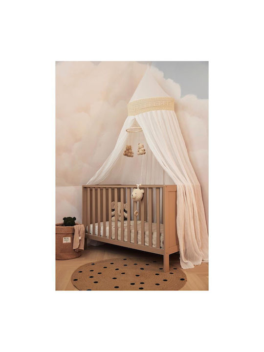 Jollein Mosquito Net Room Vintage Cotton 002-005-67030 Ecru 245x245cm