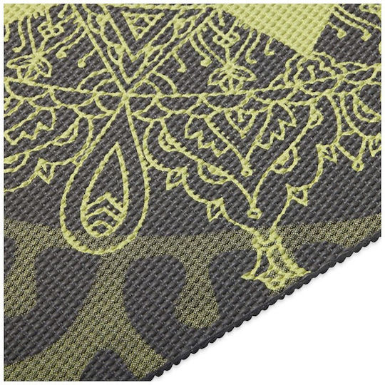 Gaiam Sundial Layers Упражнение Мат Йога Черен
