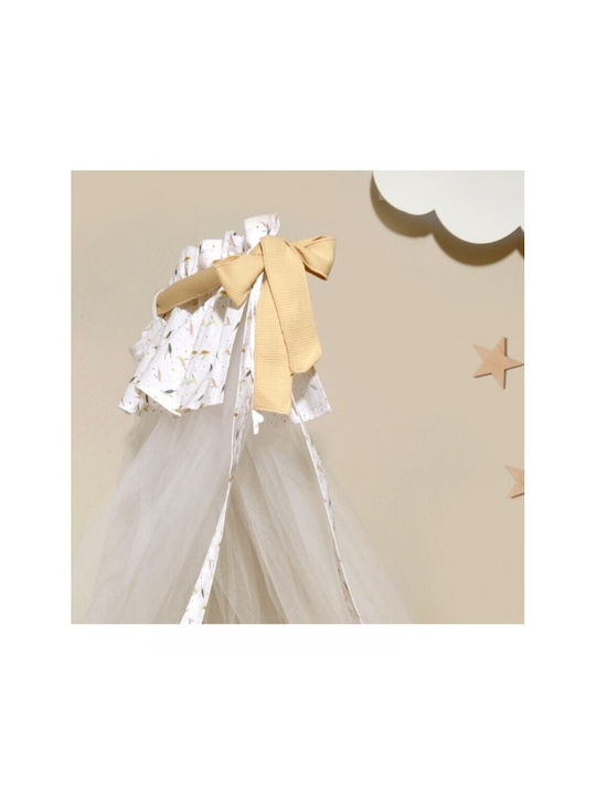 Baby Oliver Mosquito Net Crib Tulle 46-6703/404 Beige 180x500cm