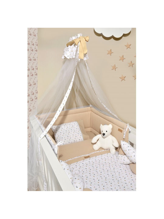 Baby Oliver Mosquito Net Crib Tulle 46-6703/404 Beige 180x500cm
