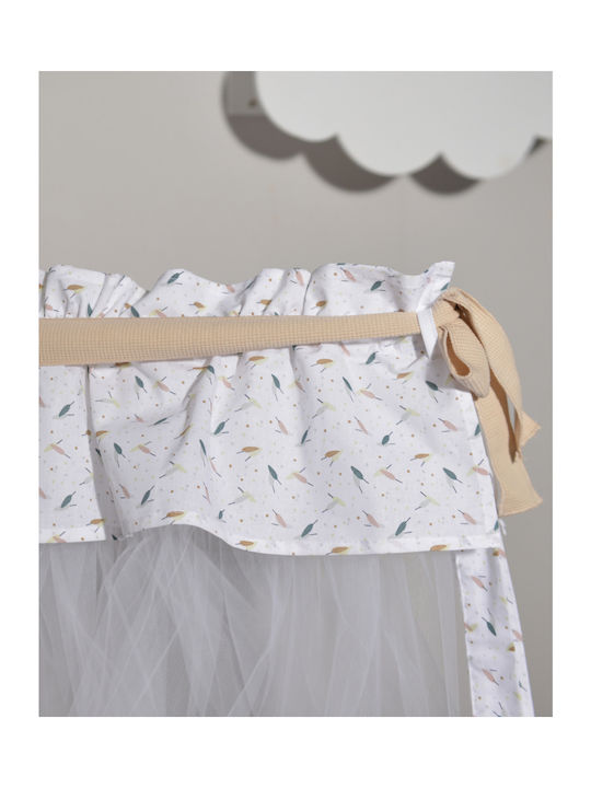 Baby Oliver Mosquito Net Crib Tulle 46-6703/404 Beige 180x500cm