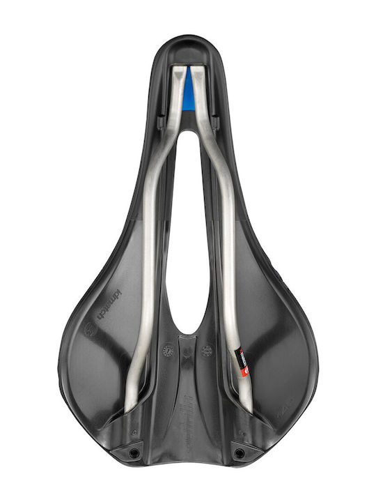 Selle Italia Novus Boost Evo 3D TI 316 Superflow Σέλα Ποδηλάτου Carbon Μαύρη