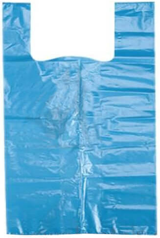 Intertan Plastic Packaging Bags Tank Top Type Blue 1kg