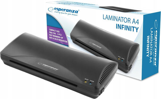 Esperanza Пластикатор Infinity Настолен за A4 125 микрона