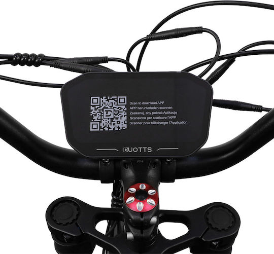 Duotts 20" Negru Electric Bicicletă Mountain