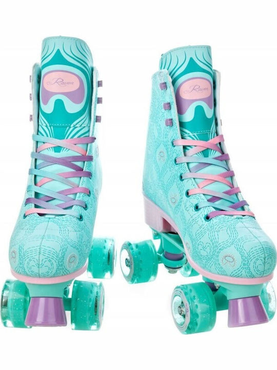 Raven Inline Αυξομειούμενα Rollers Τιρκουάζ Παιδικά