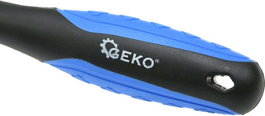 Geko Καστάνια 72 Δοντιών με Καρέ 3/8" Μήκους 19.8εκ.