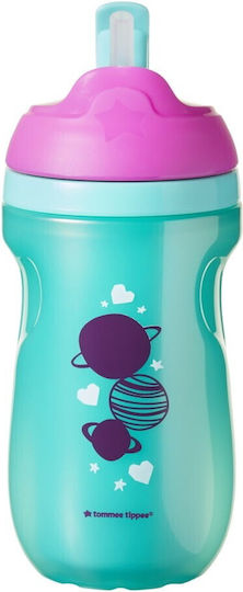 Tommee Tippee Παιδικό Ποτηράκι Insulated από Πλαστικό Πράσινο 260ml για 12m+