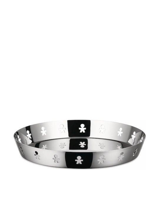 Alessi Ανοξείδωτος Δίσκος Σερβιρίσματος 21x21x2.7cm