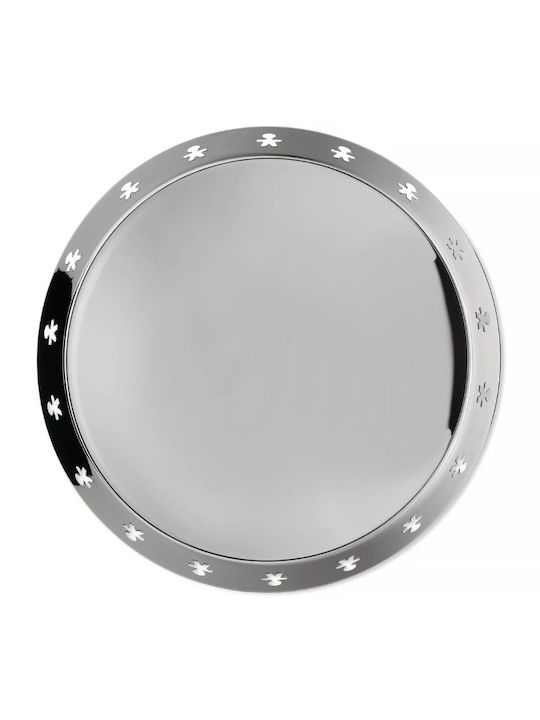 Alessi Ανοξείδωτος Δίσκος Σερβιρίσματος 21x21x2.7cm
