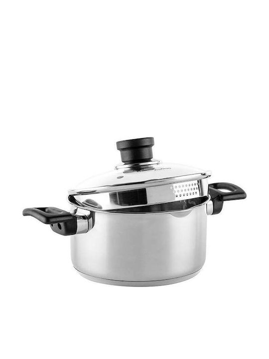 Luigi Ferrero Βαθιά Ανοξείδωτη Κατσαρόλα 2.3lt / 18cm
