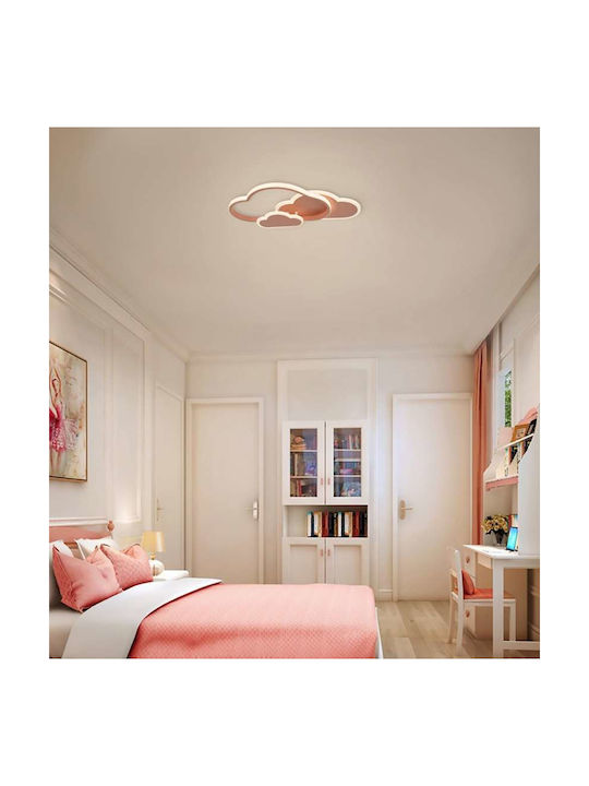 Atman Einfaches Licht Kinderdeckenleuchte Deckenleuchte montieren 86W Rosa