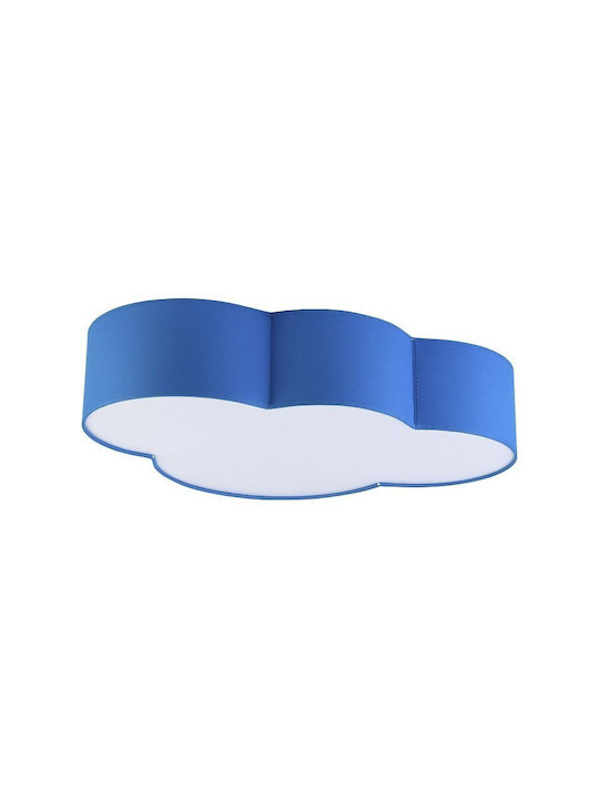 TK Lighting Cloud Πολύφωτο Παιδικό Φωτιστικό Πλαφονιέρα από Πλαστικό 15W με Υποδοχή E27 Λευκή 13cm