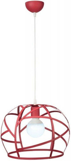 ArkoLight Einfaches Licht Kinderdeckenleuchte Deckenleuchte 60W mit Fassung E27 Pink 35x31cm