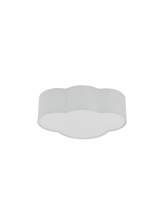 TK Lighting Cloud Mini Πολύφωτο Παιδικό Φωτιστικό Πλαφονιέρα από Μέταλλο 15W με Υποδοχή E27 Grey