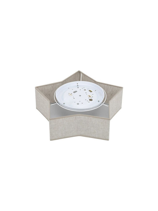 TK Lighting Μονόφωτο Παιδικό Φωτιστικό Πλαφονιέρα 15W με Υποδοχή E27 Λευκή 43cm