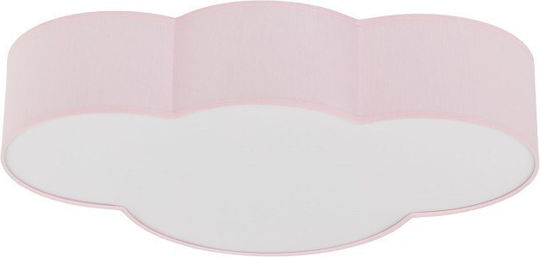 TK Lighting Einfaches Licht Kinderdeckenleuchte Deckenleuchte montieren 15W mit Fassung E27 Blau 31cm