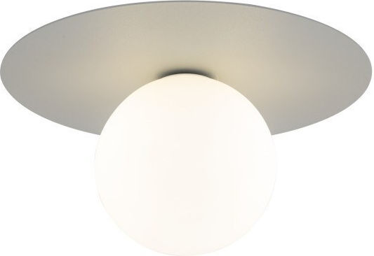 TK Lighting Einfaches Licht Kinderdeckenleuchte Deckenleuchte 8W mit Fassung E27 Gray 25cm