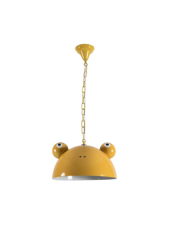 ARlight Kids Metallic Single Ceiling Light E27 Frog Red