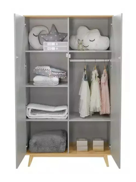 Bebe Stars Babybett Oslo Grau