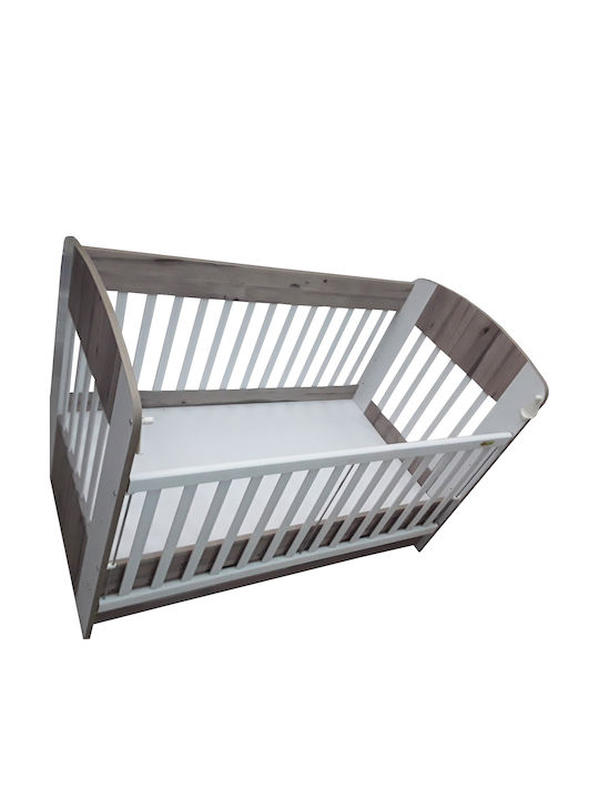 Beboulino Perseus Weiß Babybett mit Schublade