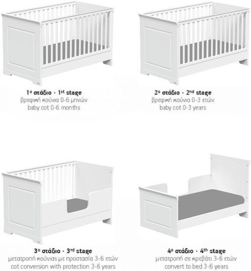 Casababy Πολυμορφική Κούνια Alaska Γκρι