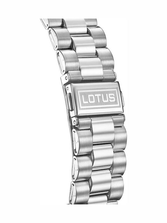 Lotus Watches Ρολόι Μπαταρίας με Μεταλλικό Μπρασελέ Lotus Watches Ρολόι Μπαταρίας με Μεταλλικό Μπρασελέ