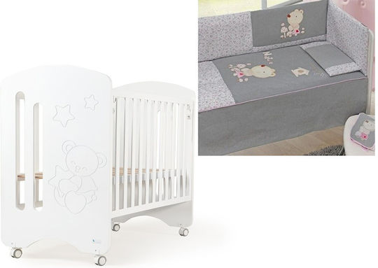 Interbaby Leagăn Nature Roz Cu Roți