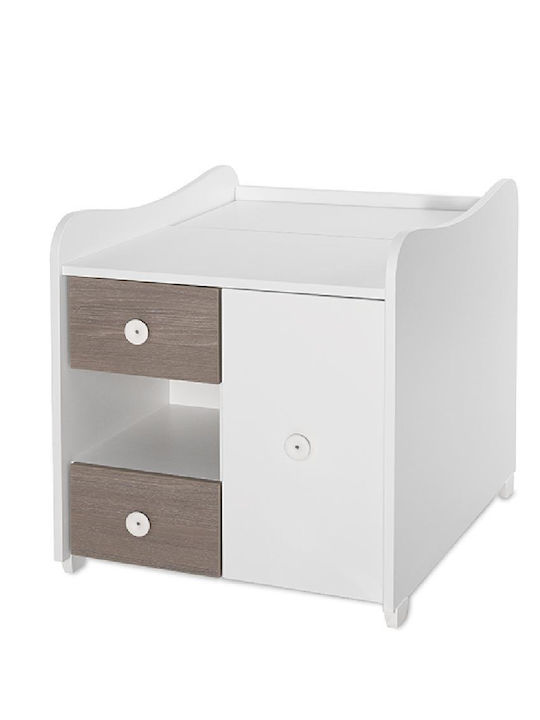 Lorelli Convertible Baby Crib Minimax White with Mattress 60x120cm