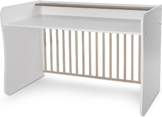 Lorelli Πολυμορφική Κούνια Minimax White/Coffee με Συρτάρι