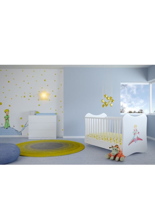 Asterias Bebe Πολυμορφική Κούνια Απόλλων Λευκή