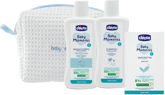 Chicco Baby Moments Blue Gift Set Pflege-Set 1Stück
