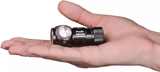 Fenix Rechargeable Headlamp LED IP68 with Maximum Brightness 700lm Hm50r Black