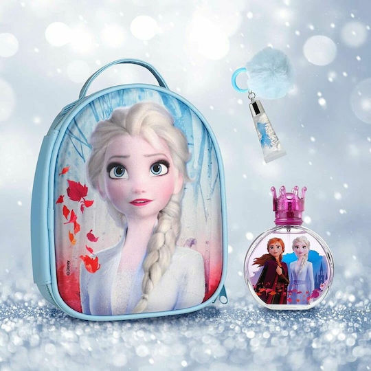 Disney Frozen II Σετ Παιδικό Eau de Toilette με Lip Gloss 6ml & Backpack Elsa 100ml