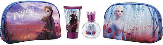 Frozen Kids Eau de Toilette Set With Shower Gel 100ml & Bag 50ml