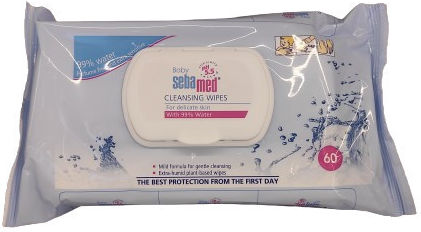 Sebamed Baby Reinigungstücher Μωρομάντηλα mit 99% Wasser 60 Stück