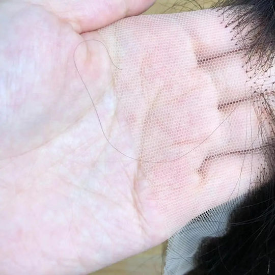 Hair Duty Περούκα με Φυσική Τρίχα σε Μαύρο Χρώμα 55cm