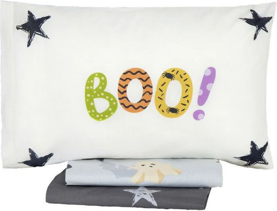 Nima Boo! Set Kids Duvet Cover Single with Pillowcase Cotton Multicolored 160x240cm