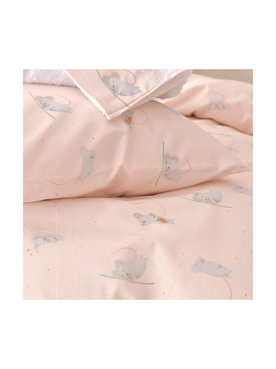 Rythmos Jerom Set Kids Duvet Cover Single with Pillowcase Cotton Somon 160x250cm
