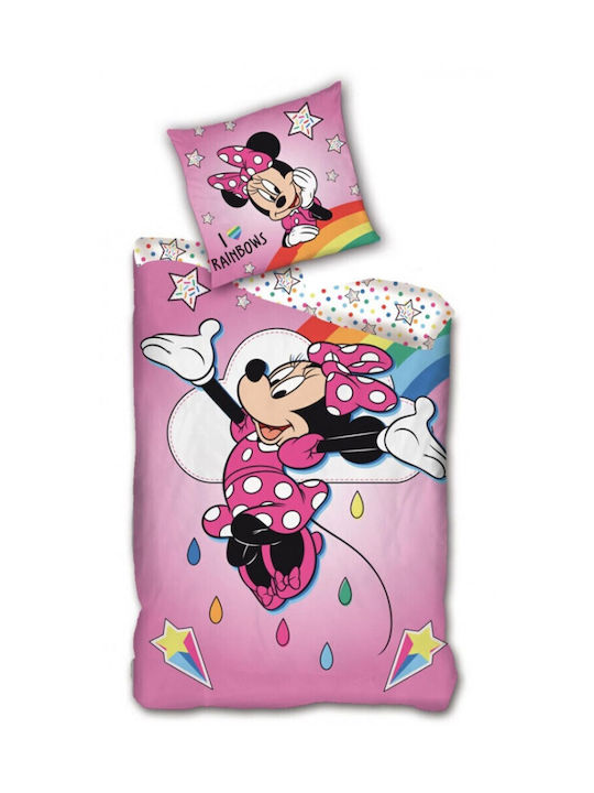 Disney Παιδική Παπλωματοθήκη Μονή Rainbows