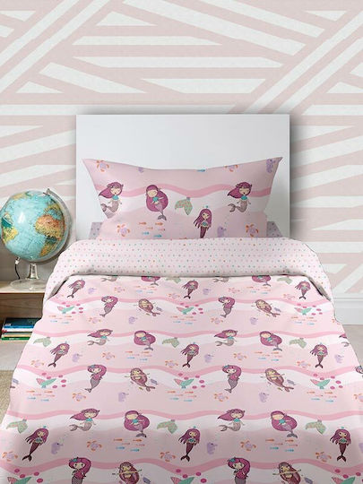 Sunshine Cotton Feelings Mermaid Kids Duvet Cover Single Cotton 32 170x250cm