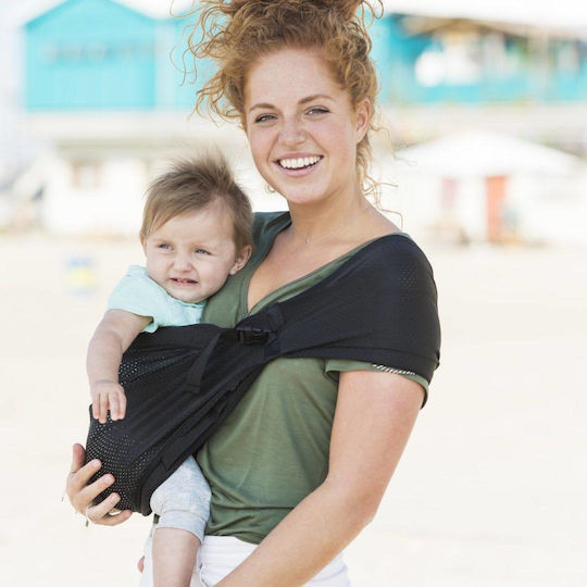 Mini Monkey Wrap Carrier Mini Sling Grey with Maximum Weight 15kg