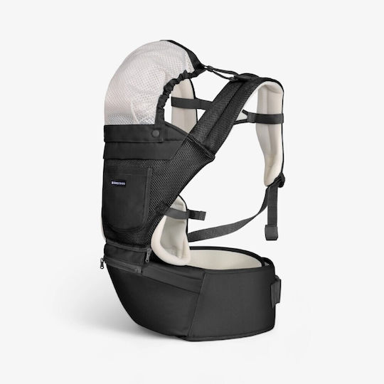 Kikka Boo Classic Carrier Chloe Mesh Black with Maximum Weight 15kg