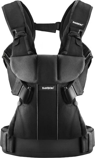BabyBjorn Κλασικός Μάρσιπος One Woven Μαύρο