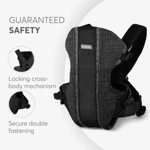 Kikka Boo Classic Carrier Gwen Gray with Maximum Weight 9kg