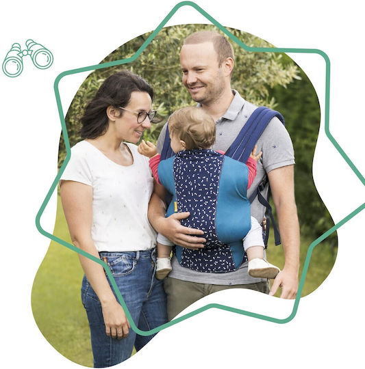 Badabulle Clasic Sling Easy & Go Blue cu Greutate Maximă 15kg
