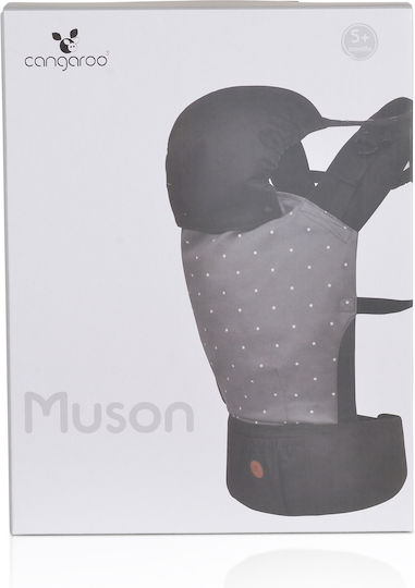 Cangaroo Clasic Sling Muson Muson black cu Greutate Maximă 15kg