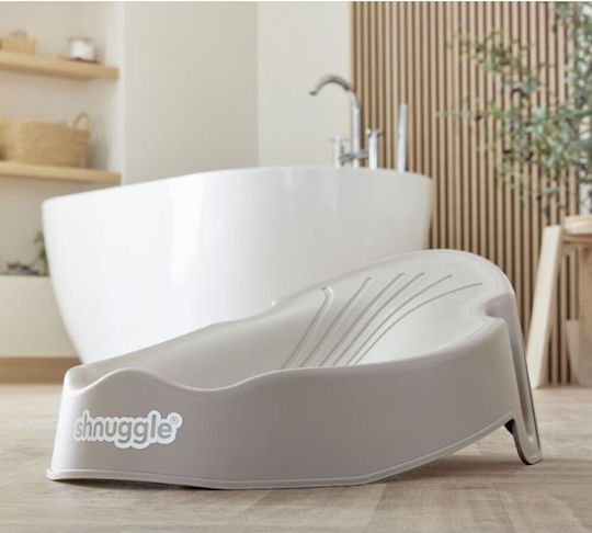 Shnuggle Dolu Baby Badewannen Anatomische Unterstützung in Grau