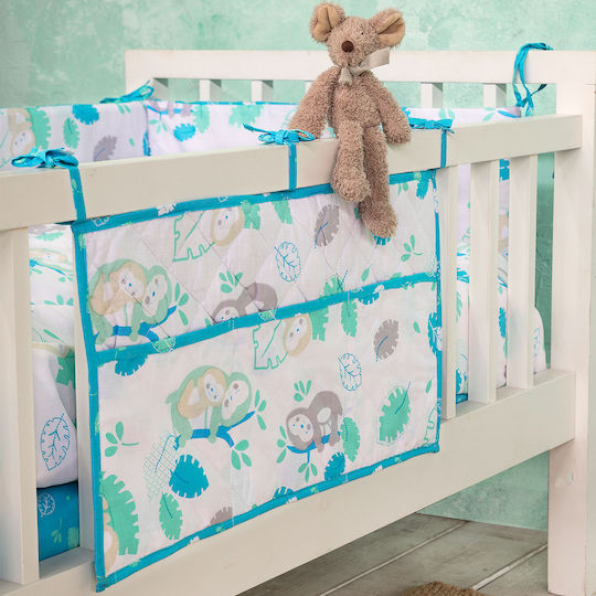 Nima Bebe Βρεφική Θήκη Οργάνωσης 60x30 - Cuddly Μπλε, Πράσινο